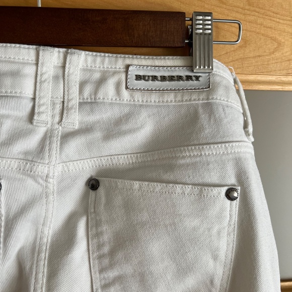 White Vintage  Burberry ankle jeans - Picture 5 of 6
